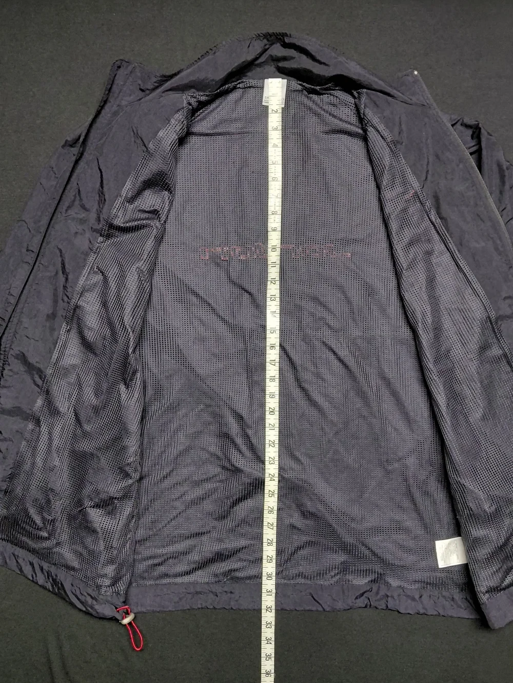 Vintage Air Jordan Nike Black Windbreaker Zip Up Jacket Track Men's Sz XXL - Picture 7 of 13